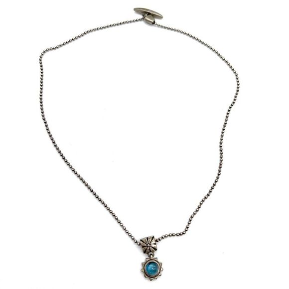 Lisa Jenks Vintage 925 Sterling Silver with Blue Topaz...